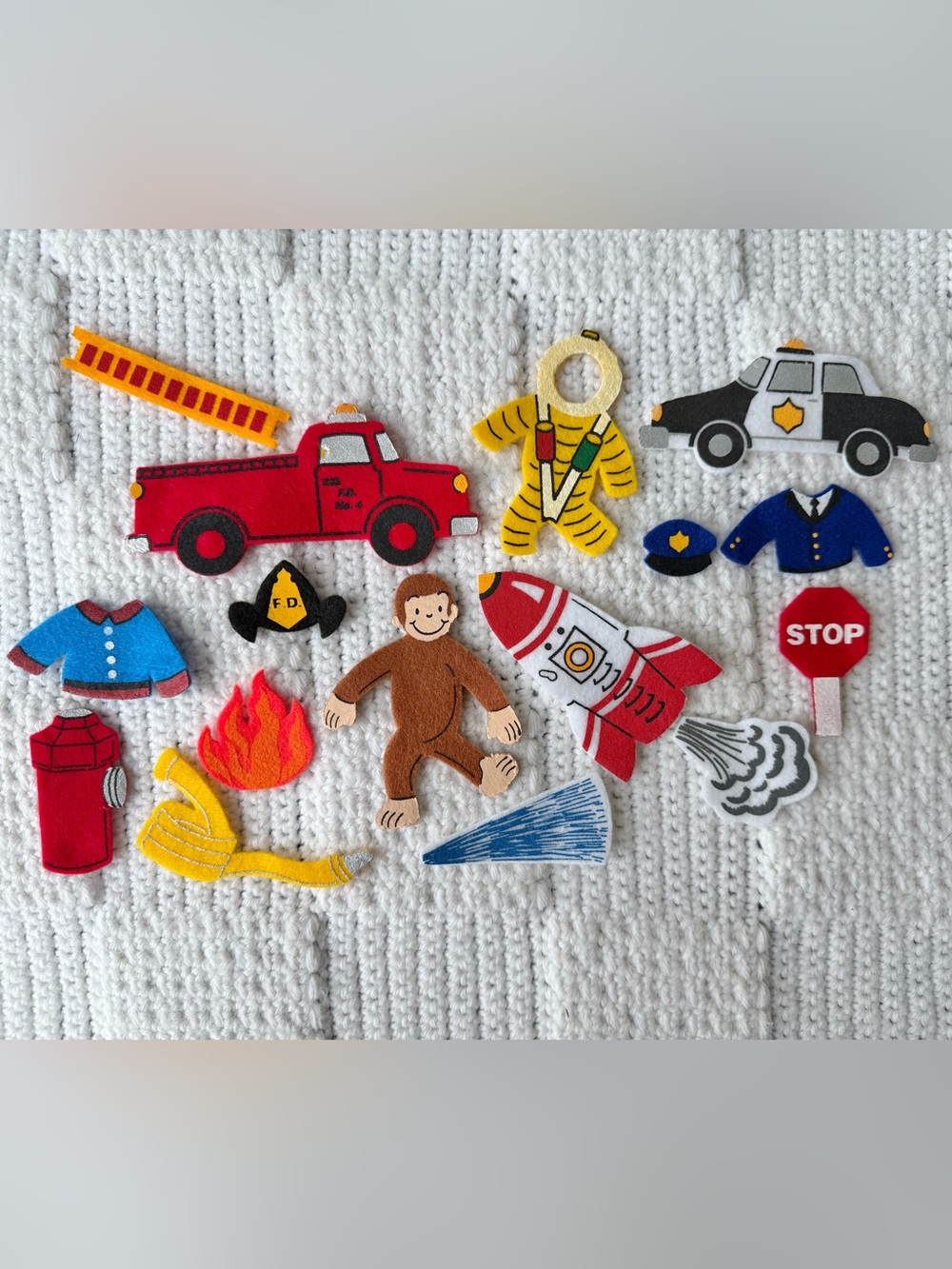 Curious George To The Rescue Felt Board Play Set